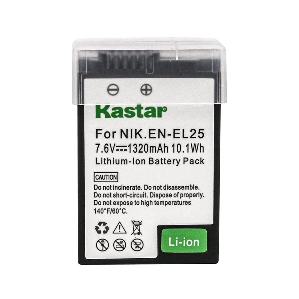 Bateria EN-EL25 para cámaras NIKON Z50, Z 50, Nikon Z FC sin espejo, ZFC, serie Z