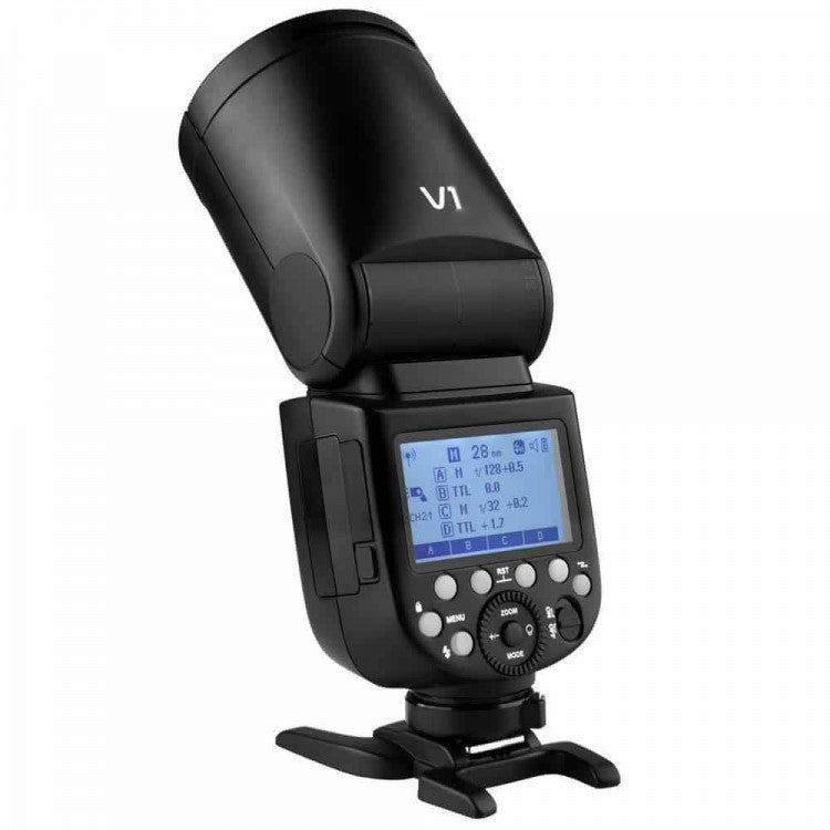 Flash GODOX V1 TTL Li-Ion Round Head para Canon