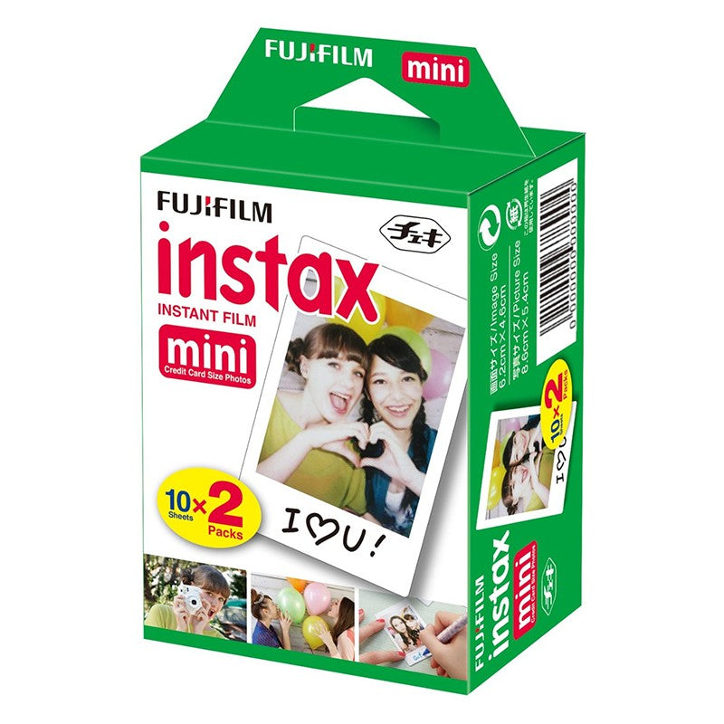 Película cartucho FUJIFILM instax mini con 20 tomas