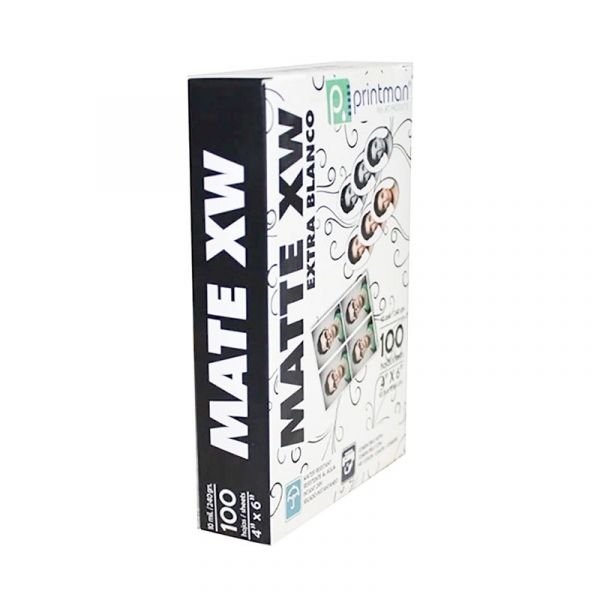 PAPEL PRINTMAN 4x XW BLANCO 100H 10.5 MILS 240 GRS