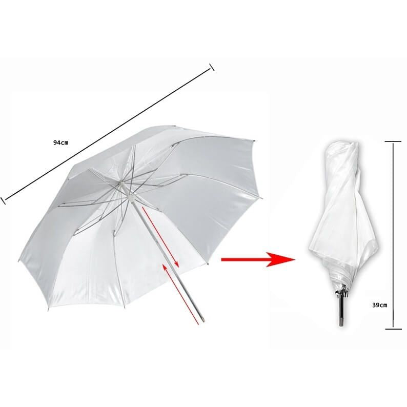 SOMBRILLA TRANSLUCIDA GODOX AD S5 DE 94 CMS COMPACTA