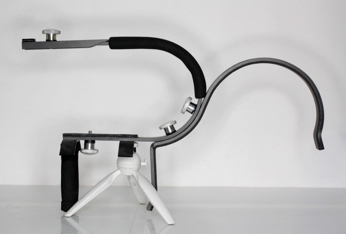 SOPORTE ESTABILIZADOR DE HOMBRO PARA CAMARA FOTOGRAFICA O VIDEO