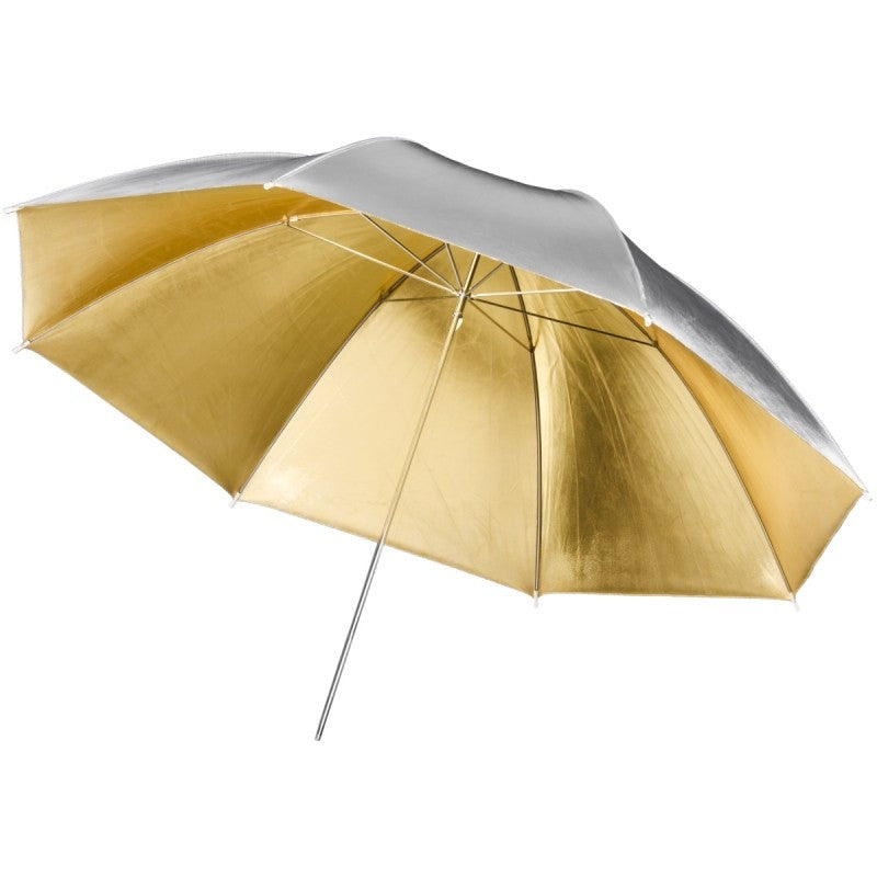 Sombrilla reversible Plata con Dorado Doble 110cm Godox