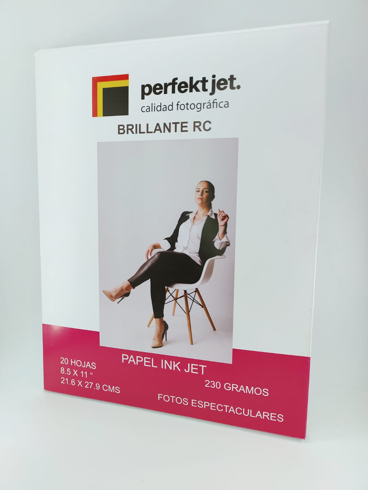 Papel inyeccion de tinta PERFEKT JET Brillante 8.5x11 20 hojas