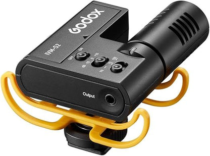 Godox Micrófono compacto multifuncional de escopeta IVM-S2