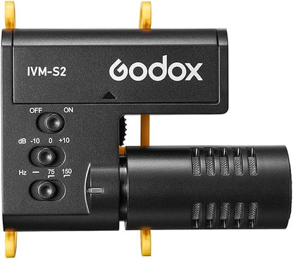 Godox Micrófono compacto multifuncional de escopeta IVM-S2